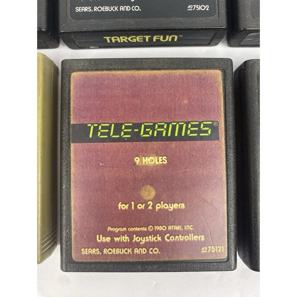 Atari 2600 Game Cartridge 5 Game Bundle